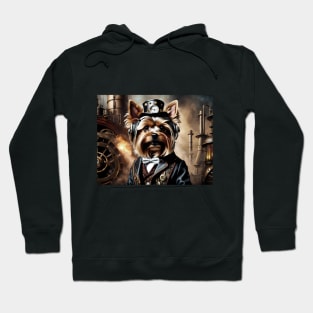 Steampunk Yorkshire Terrier Hoodie